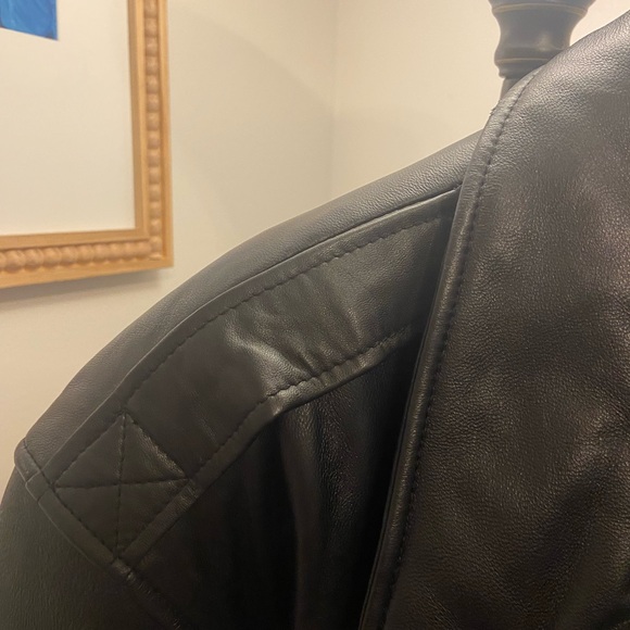 Vintage New York Classics Leather Bomber Jacket - Picture 3 of 8
